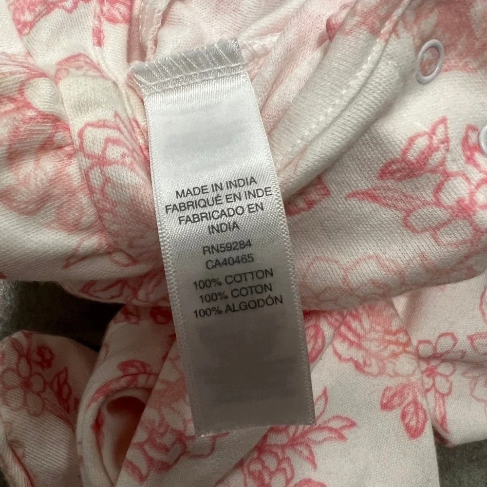 The Children's Place Baby Girl's Rose Coverall Footie Pajamas - Pink - 3-6 Month